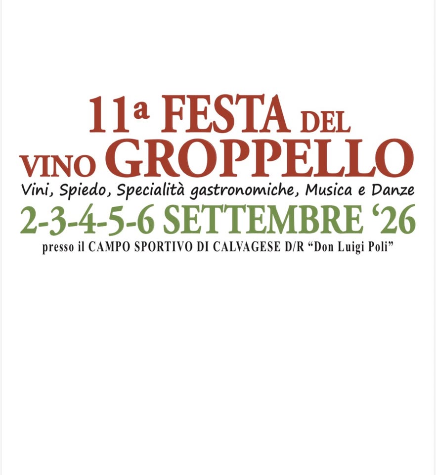 Locandina di Festa del Vino Groppello