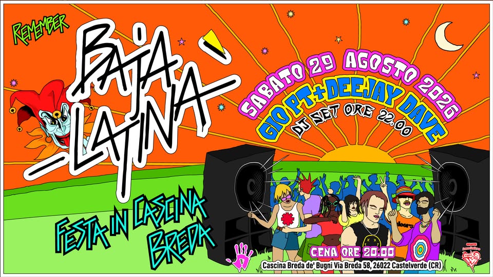 Affiche de REMEMBER BAJA LATINA - FESTA IN CASCINA BREDA
