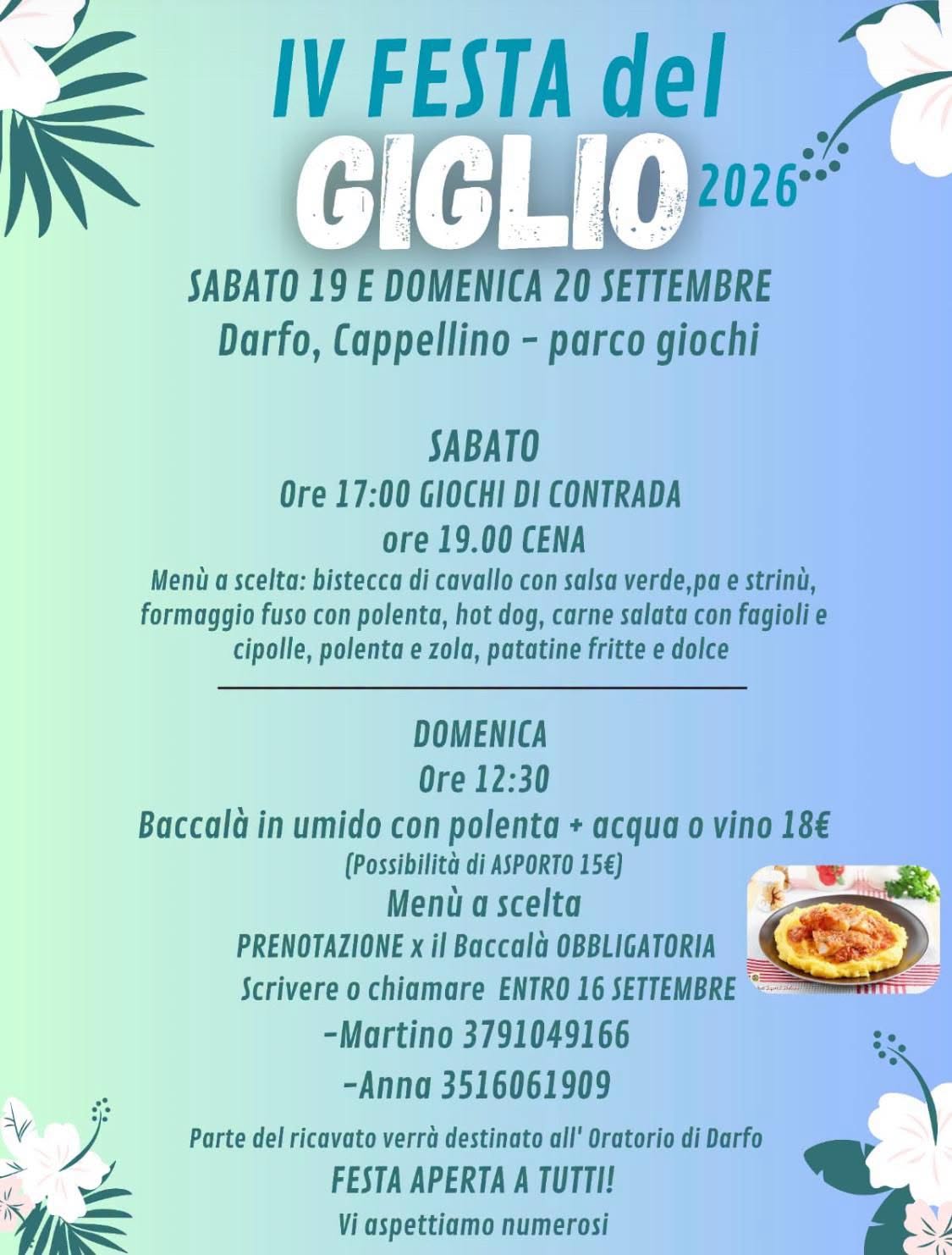Locandina di IV Festa del Giglio 2026
