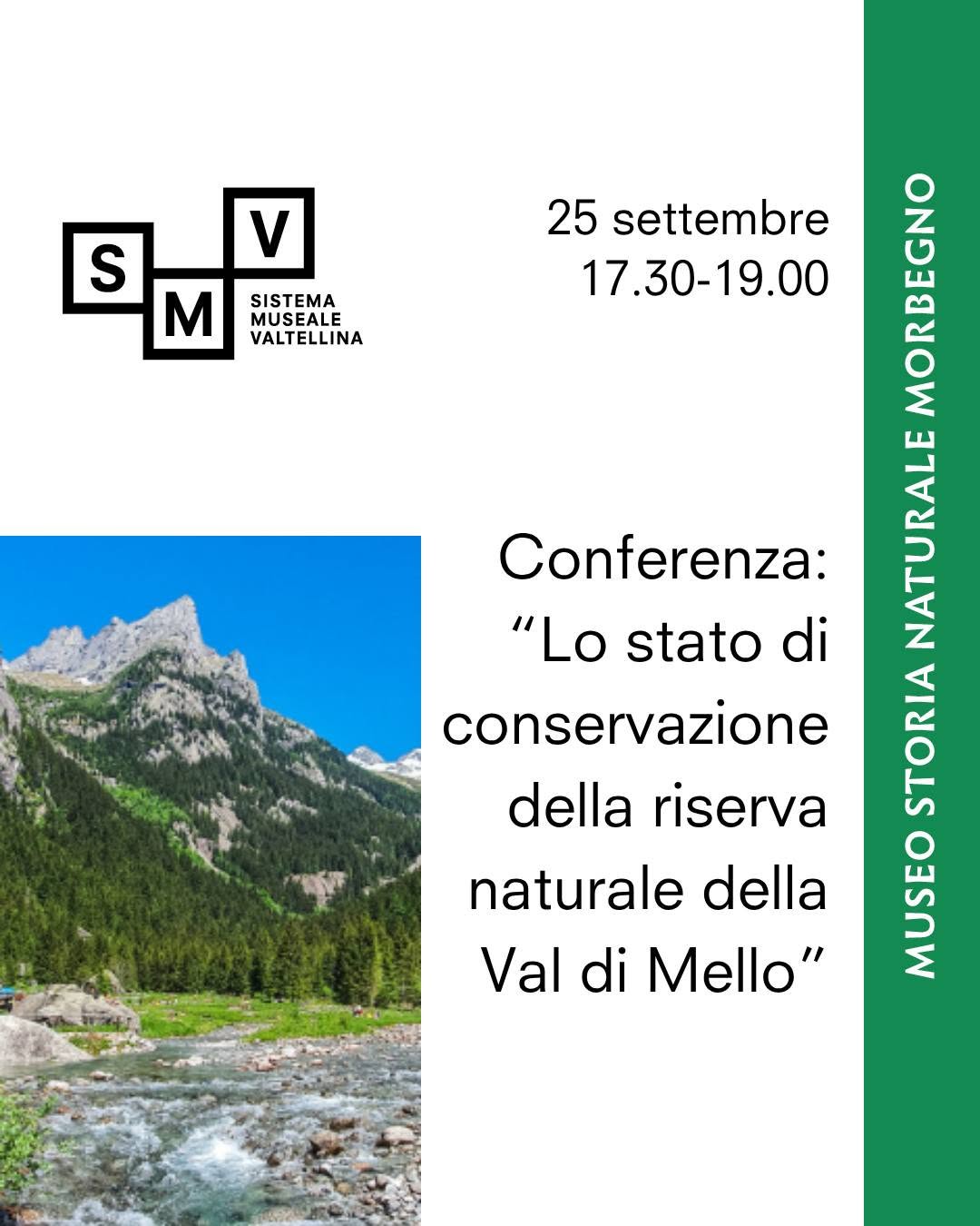 Locandina di Lo stato di conservazione della riserva naturale della Val di Mello