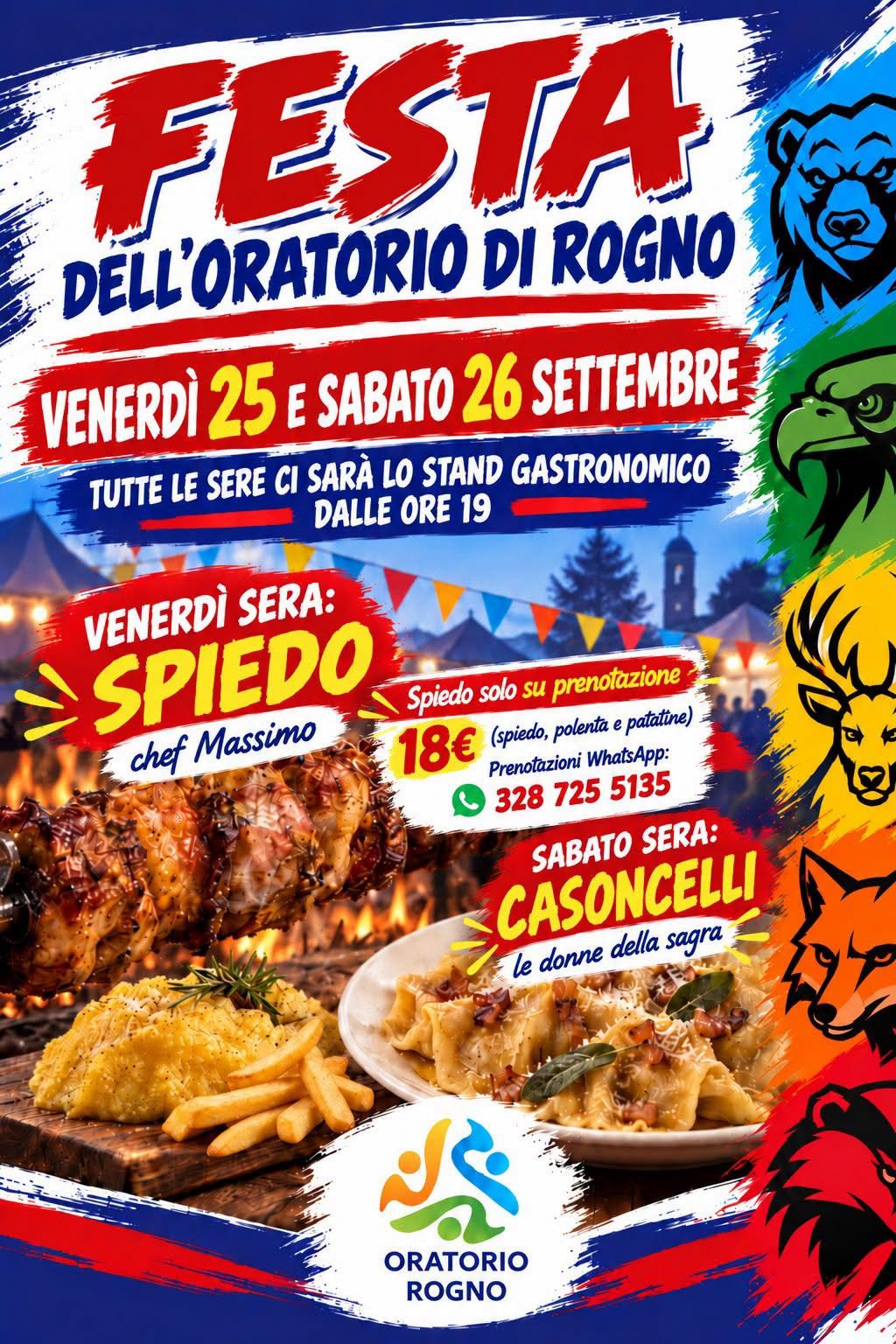 Locandina di Festa dell'Oratorio di Rogno