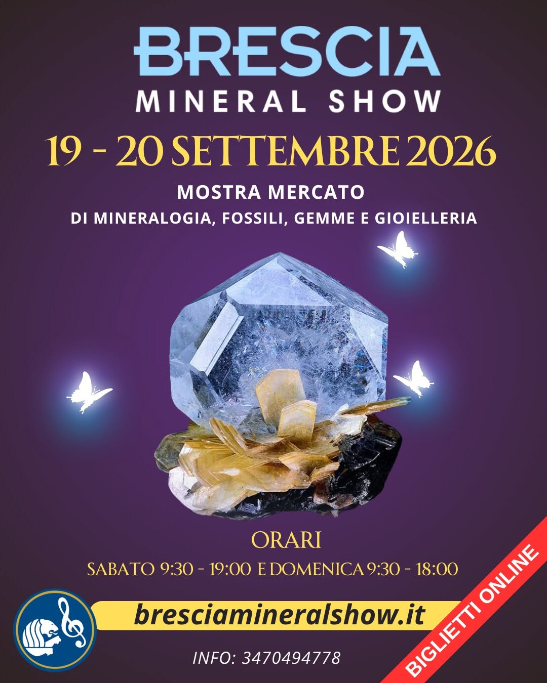 Locandina di Brescia Mineral Show