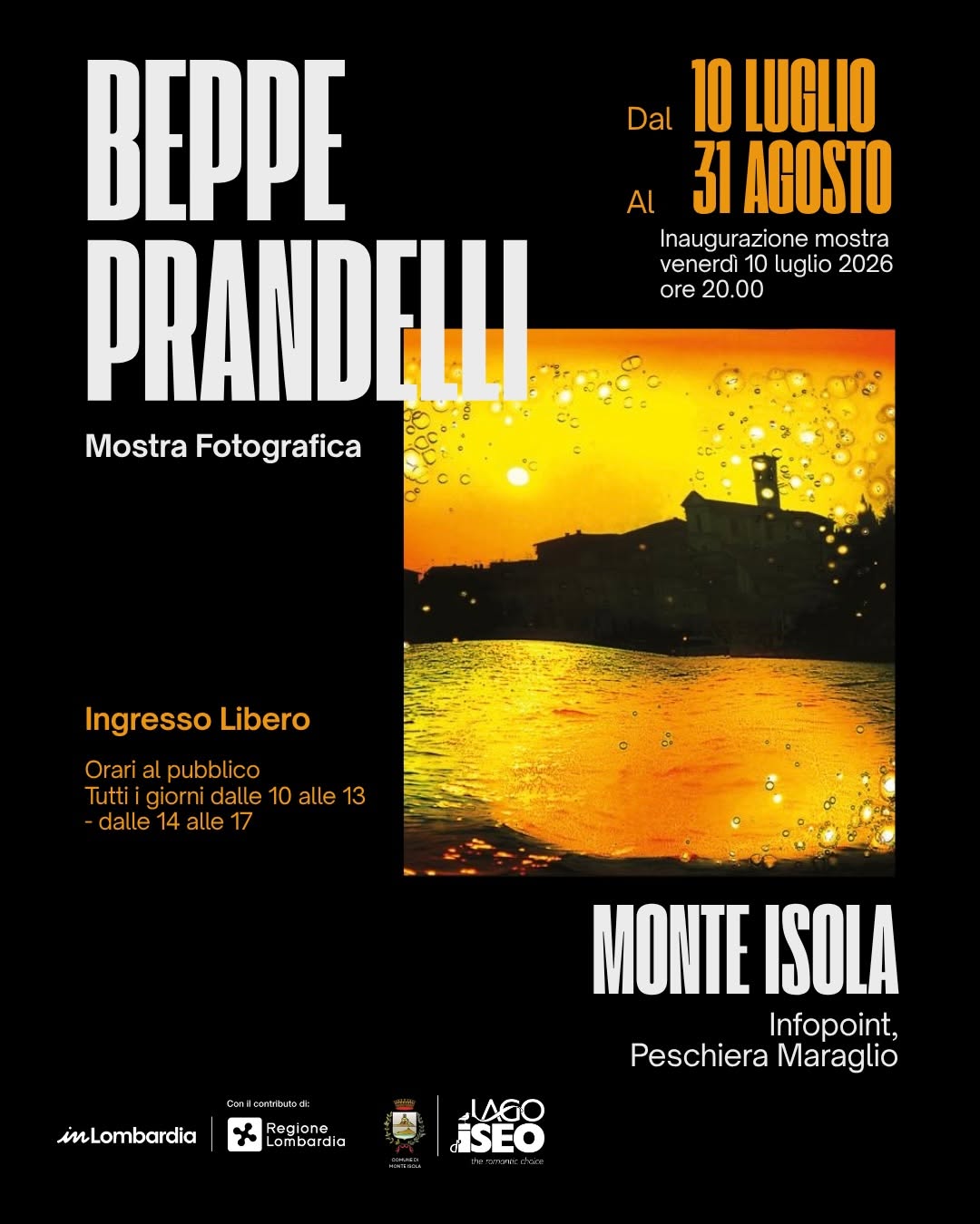 Locandina di Mostra dell'artista Beppe Prandelli