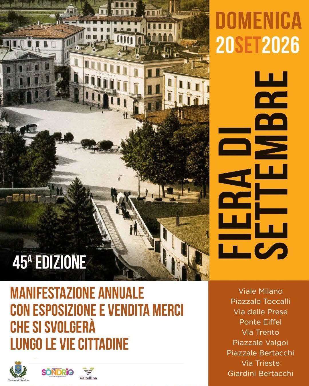 Locandina di Fiera di Settembre 2026