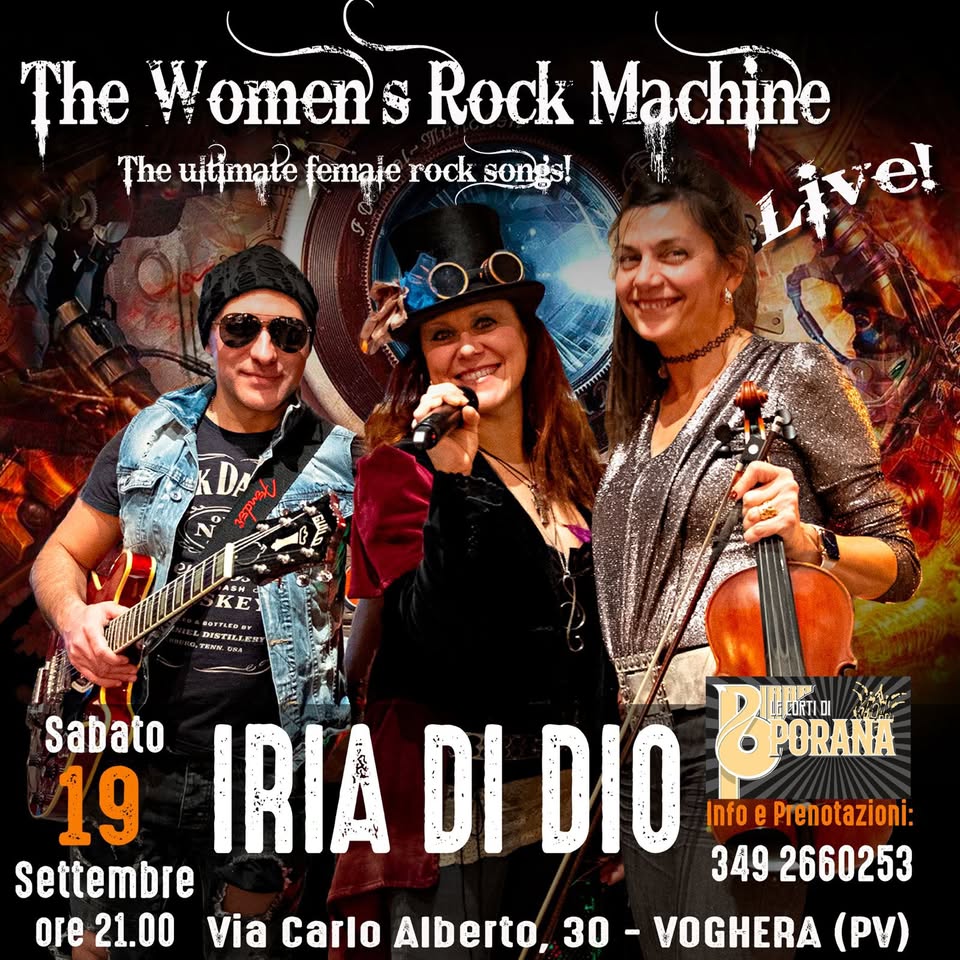 Locandina di Rock al femminile in Trio Acustico | live all’IRIA di DIO