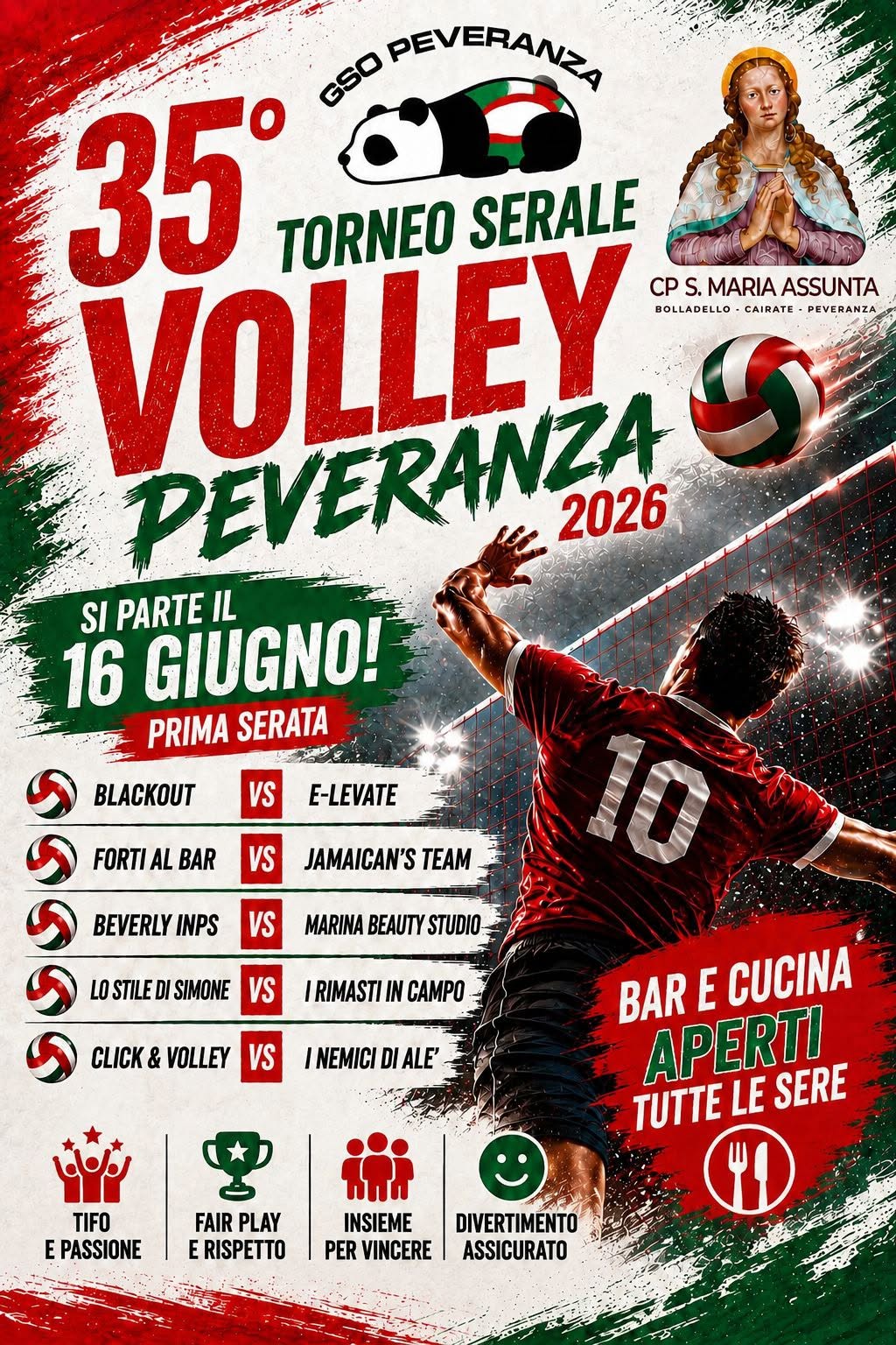 Poster for 35° Torneo Volley Peveranza
