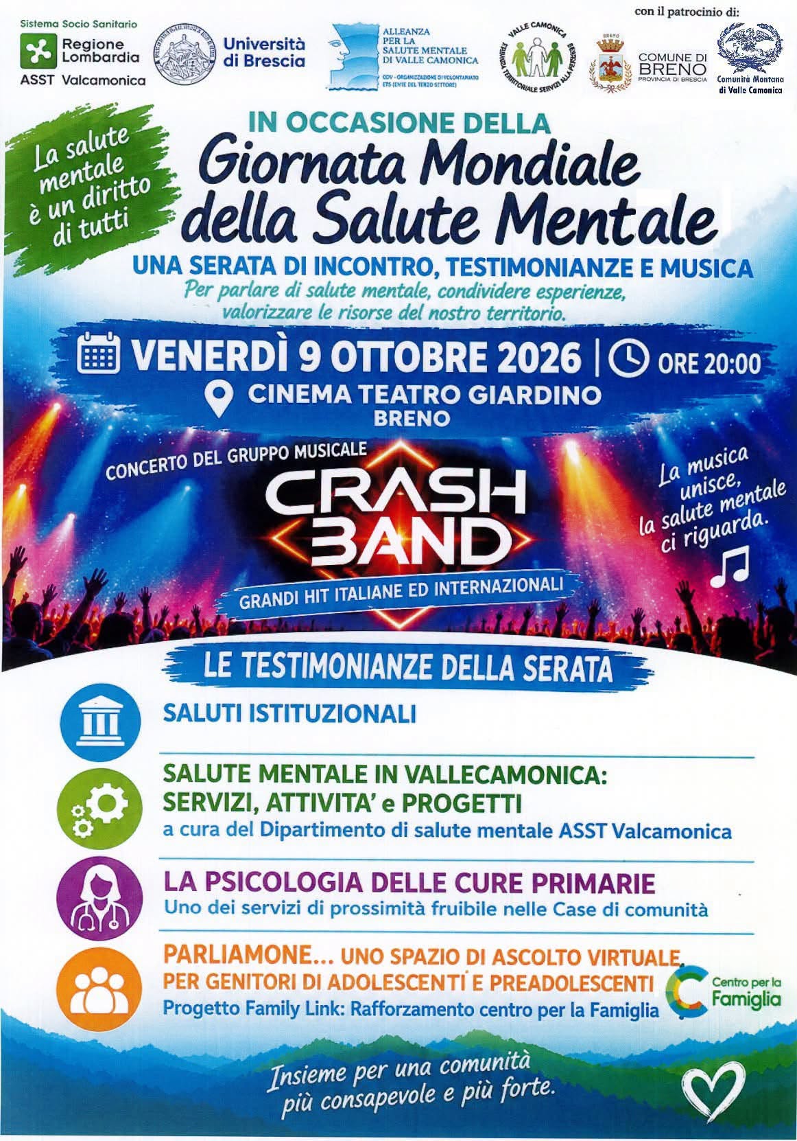 Plakat von La salute mentale è un diritto di tutti