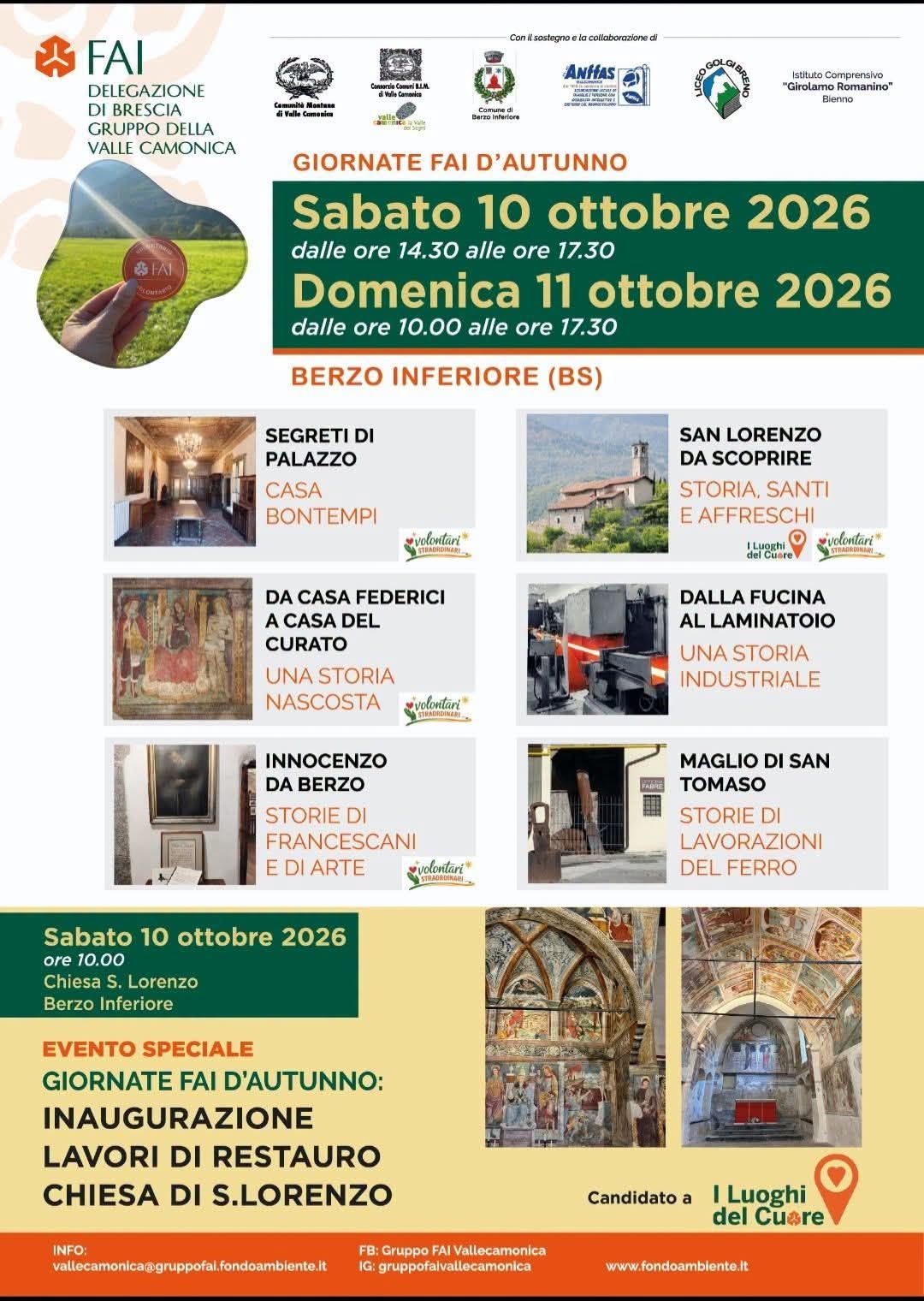 Plakat von Giornate FAI d'Autunno