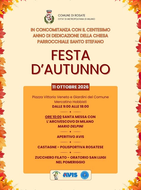 Plakat von Festa d'Autunno