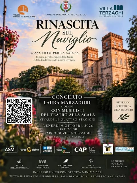 Plakat von Rinascita sul Naviglio - Concerto per la Natura