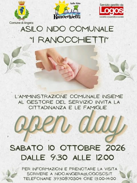 Plakat von Open Day Asilo Nido Comunale "I Ranocchietti"