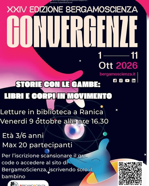 Plakat von Storie con le gambe: libri e corpi in movimento