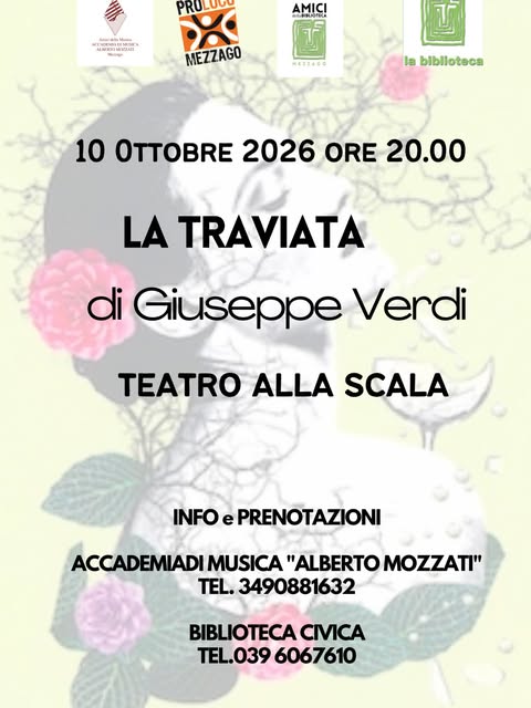 Plakat von LA TRAVIATA