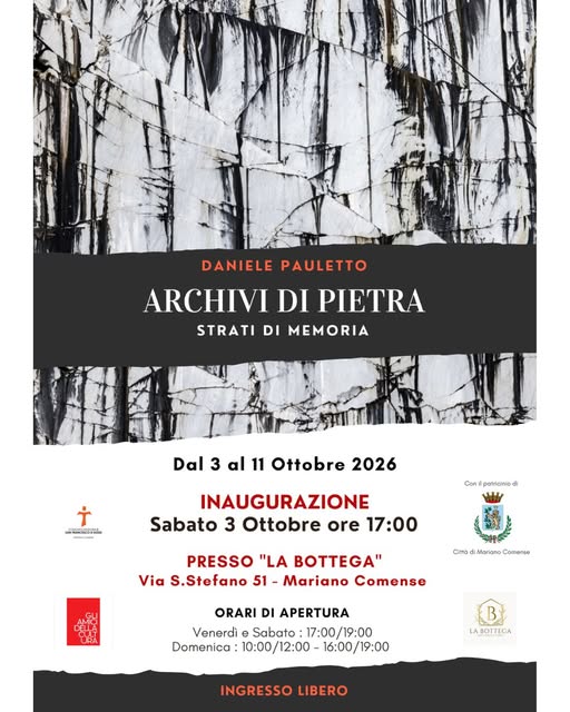 Plakat von Archivi di pietra - Strati di memoria
