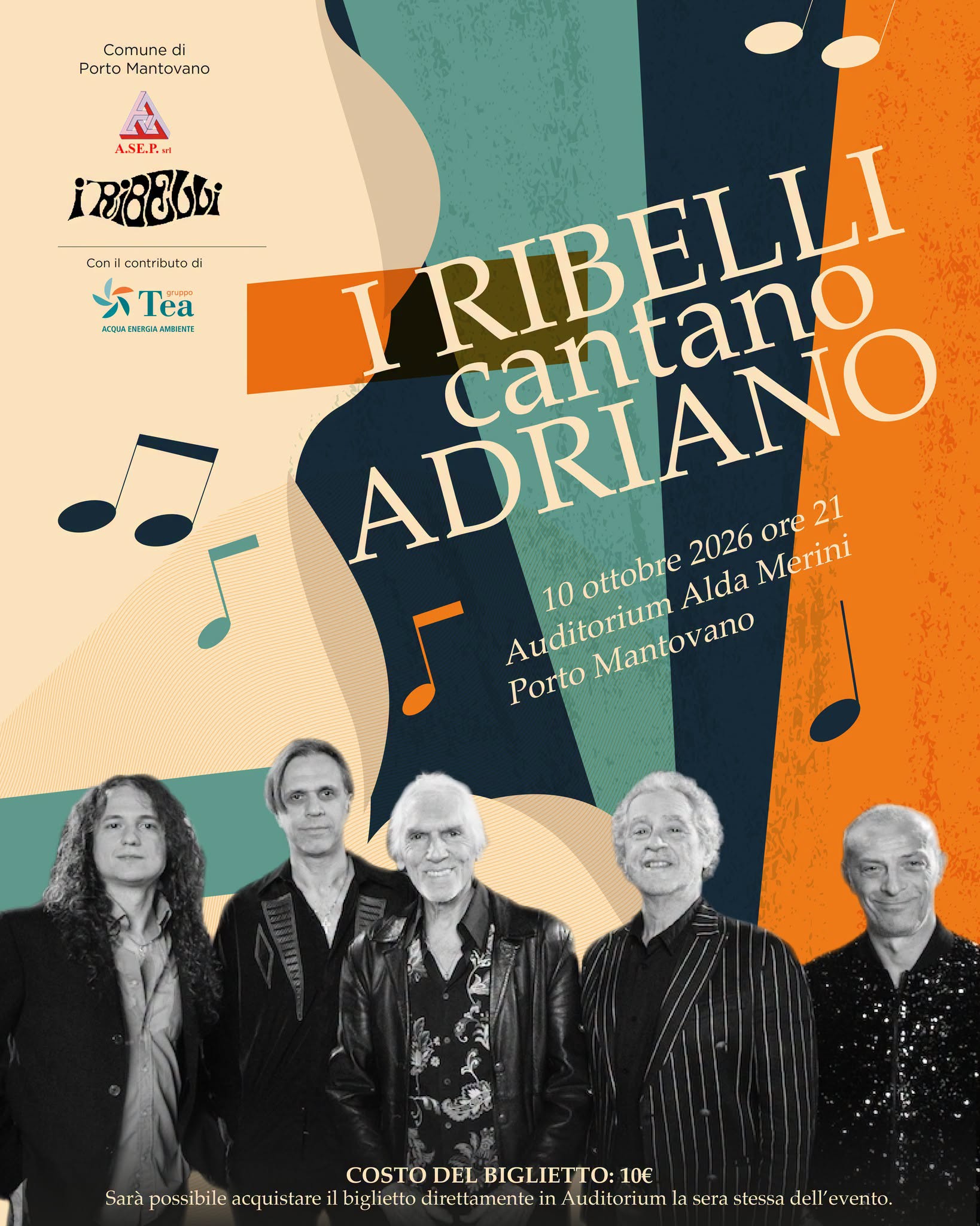 Plakat von I Ribelli cantano Adriano