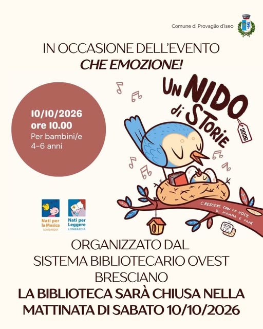 Plakat von Un nido di storie - Che Emozione!