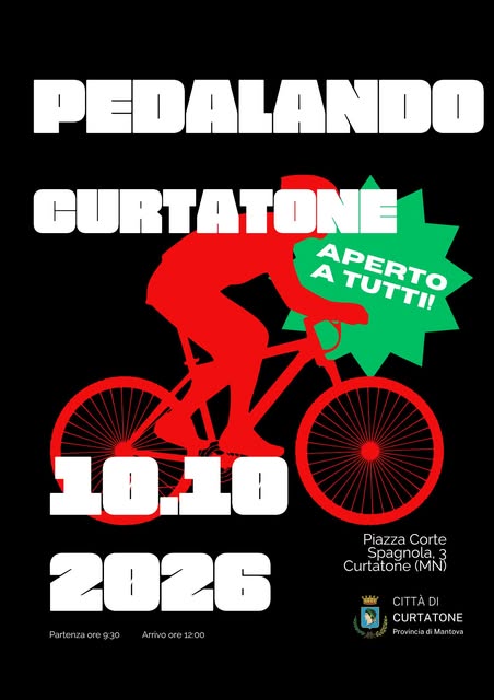 Plakat von Pedalando Curtatone