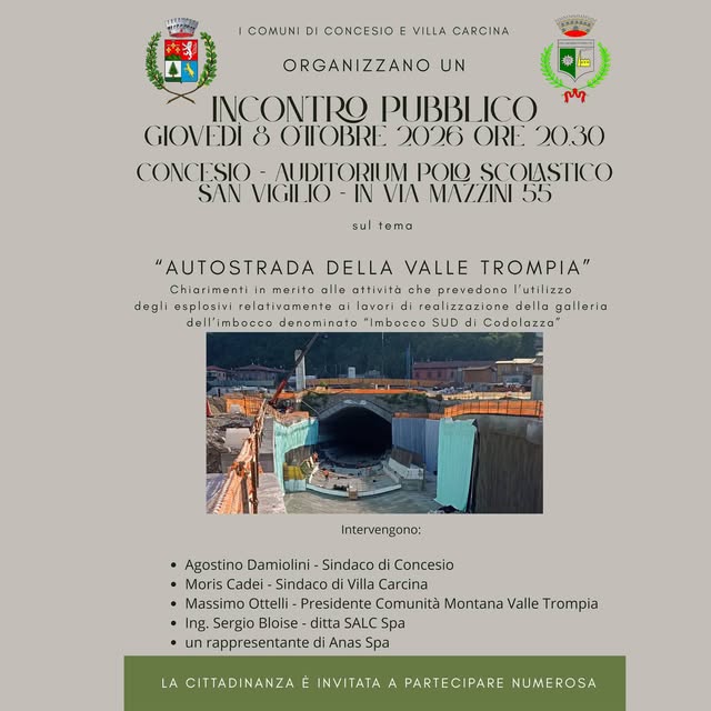 Plakat von Autostrada della Valle Trompia