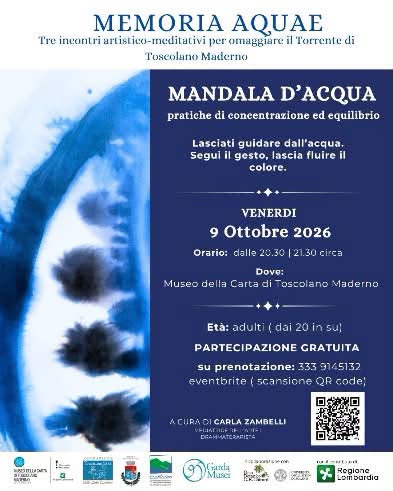 Plakat von MEMORIA AQVAE - MANDALA D'ACQUA