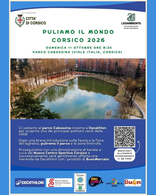 Affiche de Puliamo il Mondo Corsico 2026