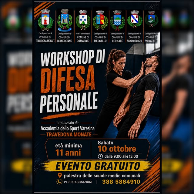 Poster for WORKSHOP DI DIFESA PERSONALE