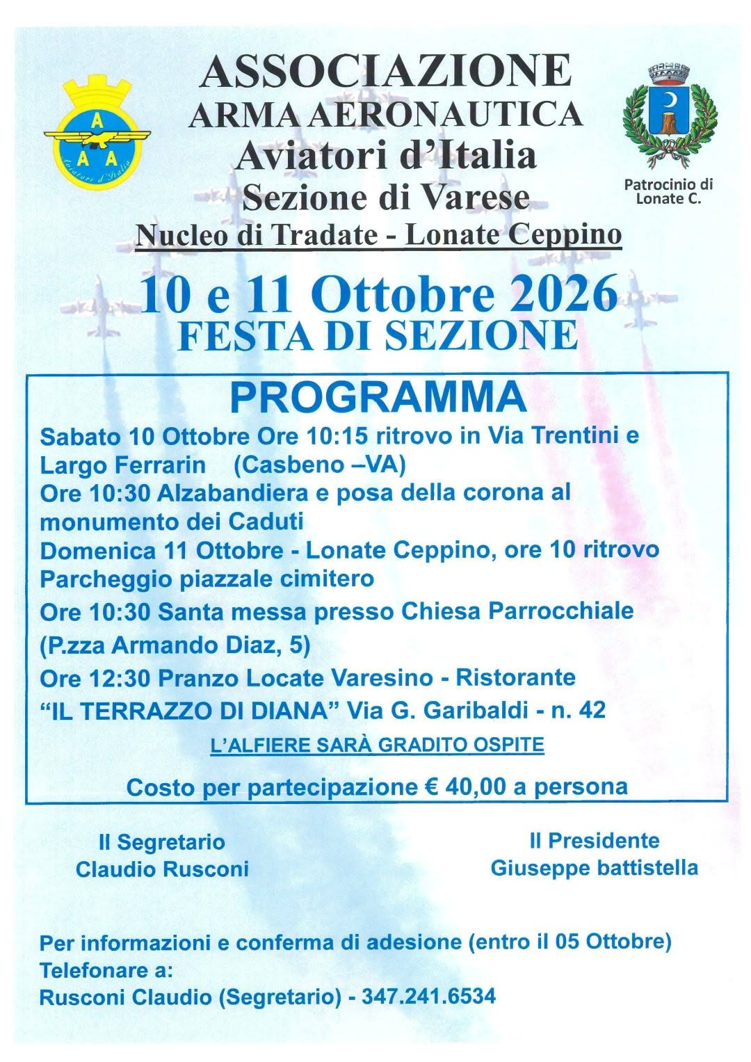 Affiche de Festa di Sezione